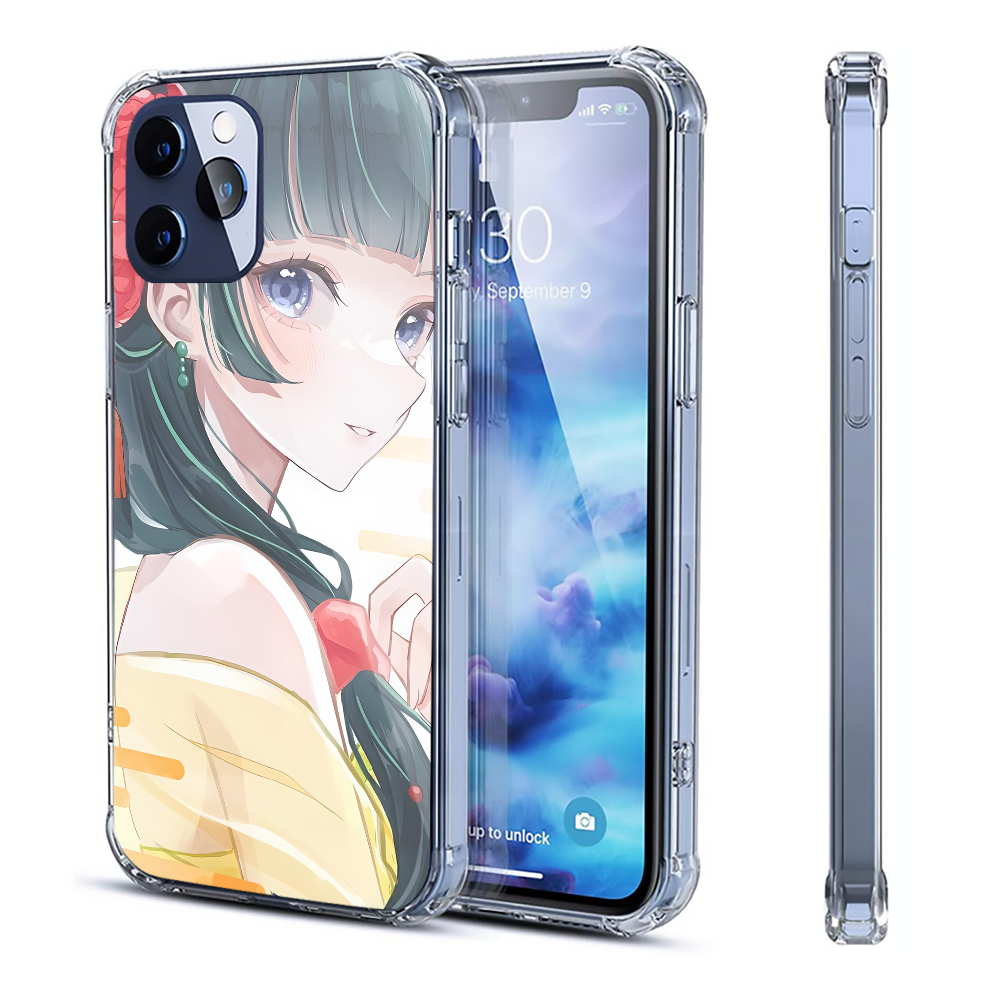 （画像用） 薬屋のひとりごと The Apothecary Diaries 【iPhone 12シリーズ対応】透明スマホケース（クリアソフトケース）